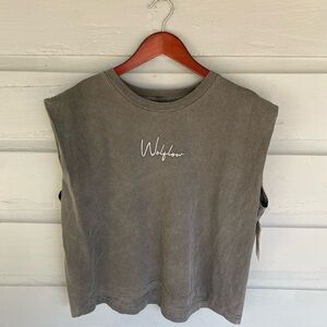 Wolflow Gray Omega Tank Large BNWT